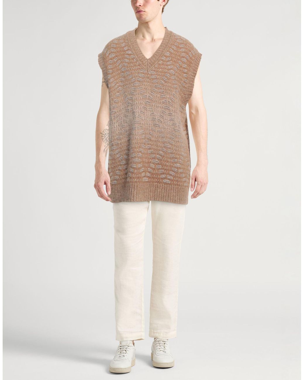 Roberto Collina Brown Jumper for men
