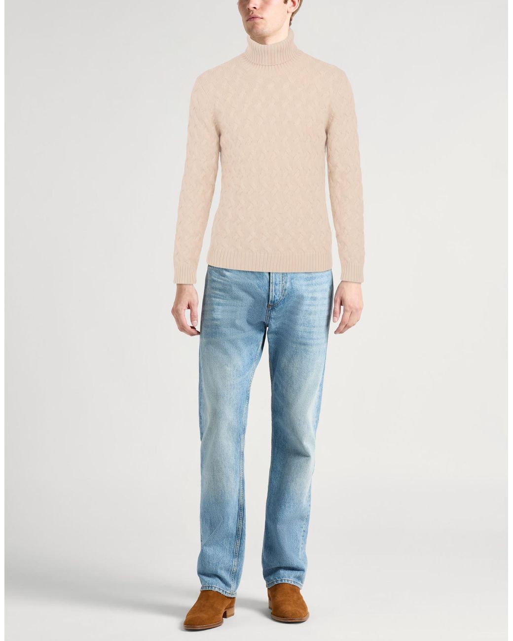 Herno White Turtleneck for men