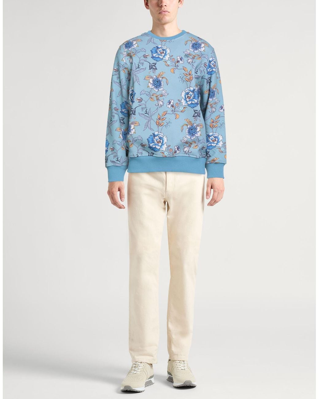 Etro Blue Sweatshirt for men