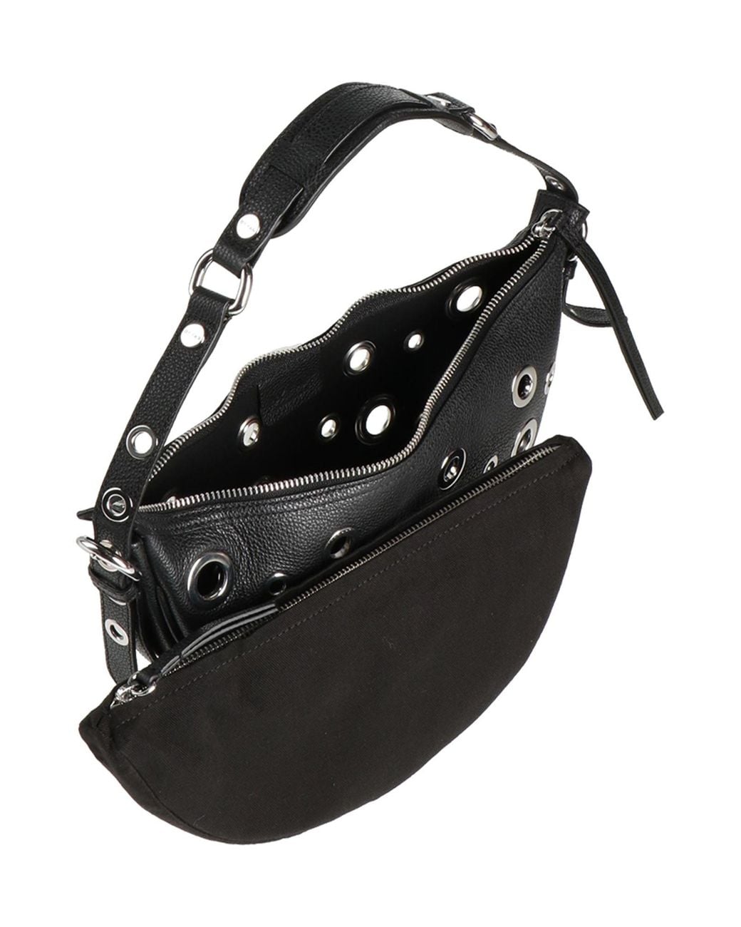 By Far Black Handbag Cowhide