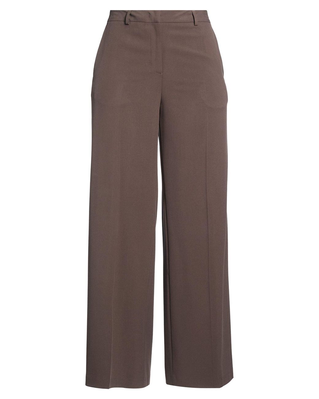 Blugirl Blumarine Brown Pants Polyester, Viscose, Elastane