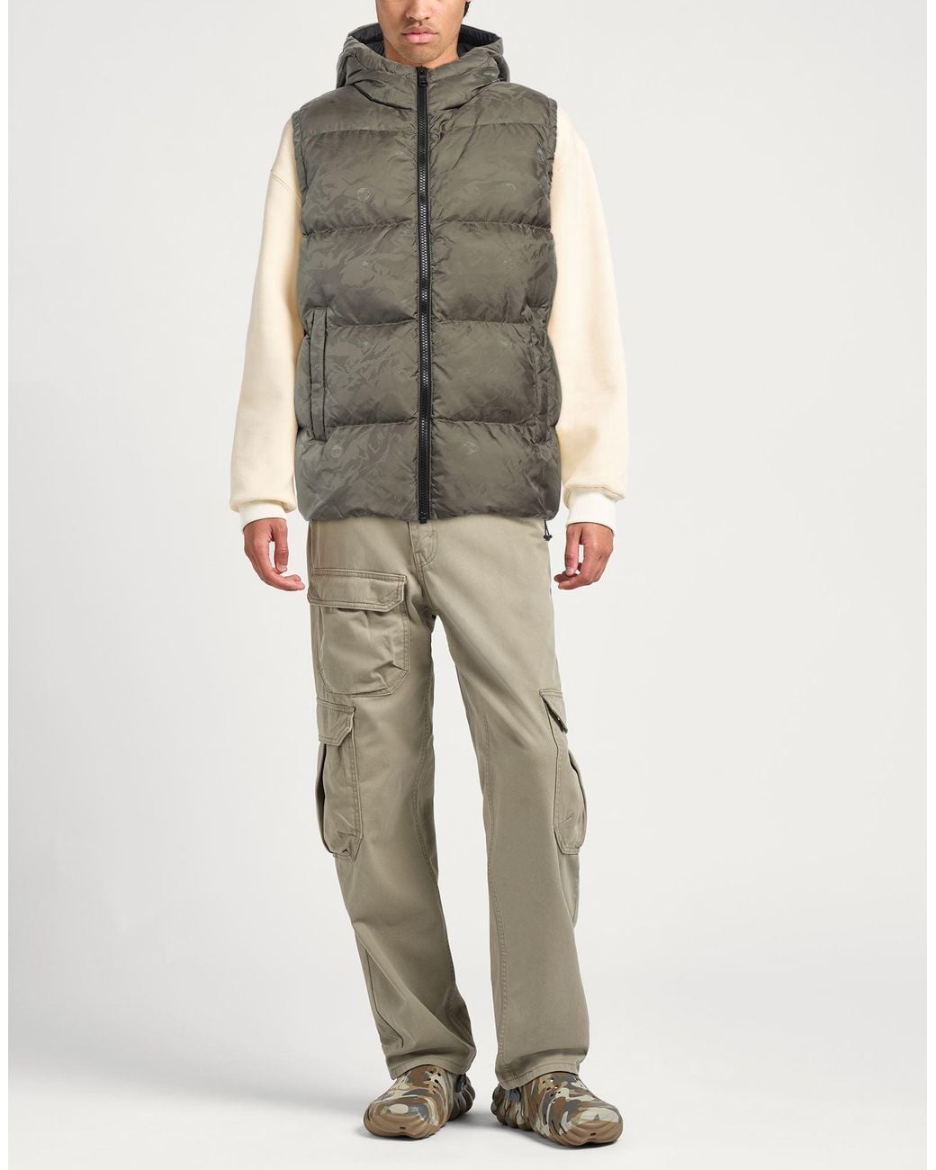 Colmar Gray Vest Polyamide for men