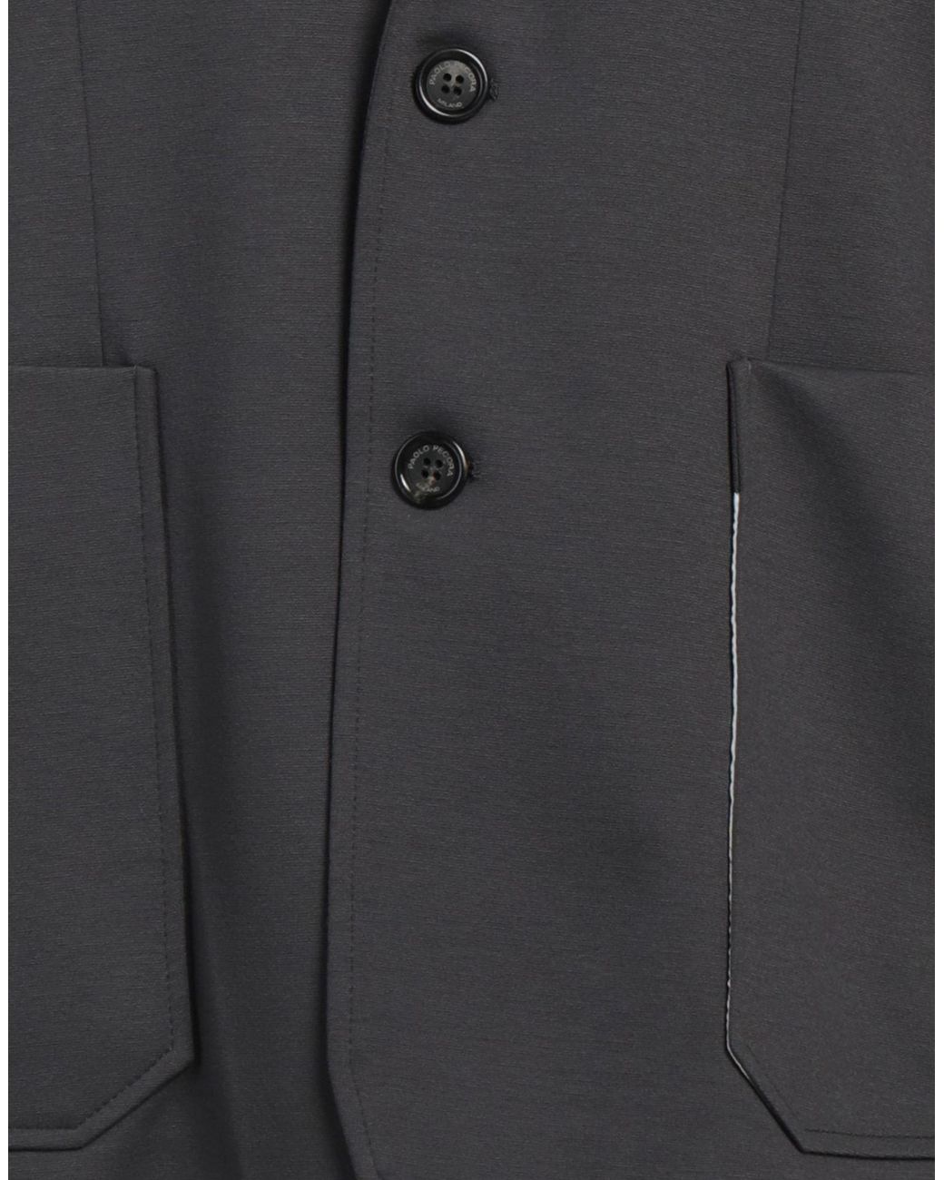 Paolo Pecora Black Blazer for men