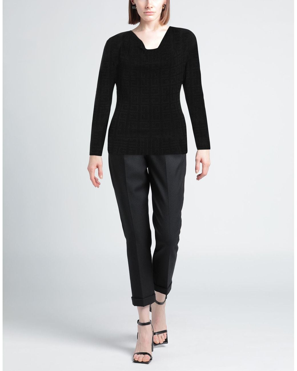 Givenchy Black Sweater Viscose, Polyester