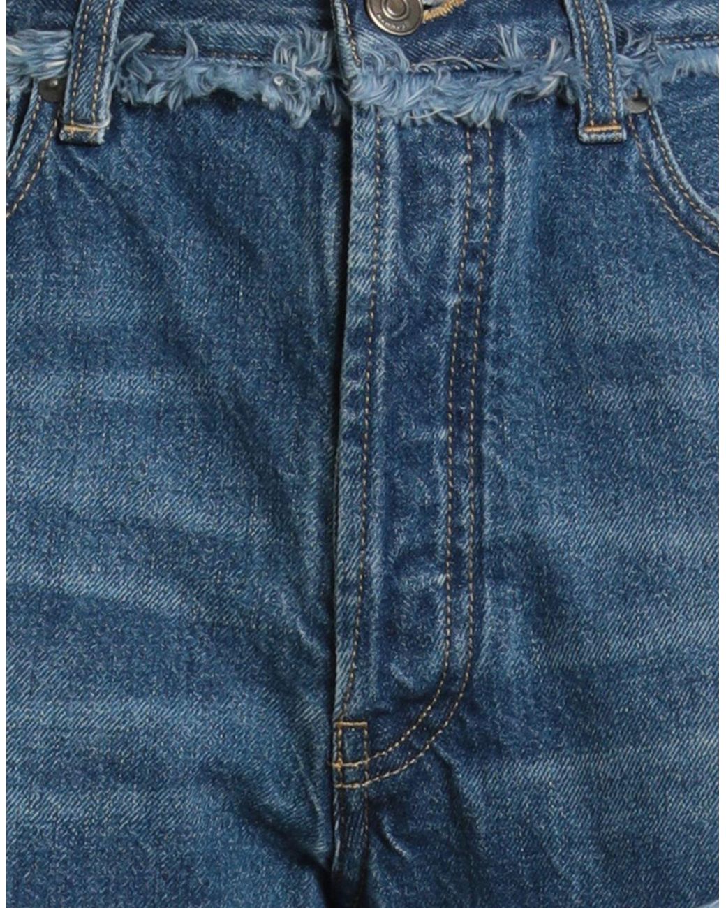 Alanui Blue Denim Shorts