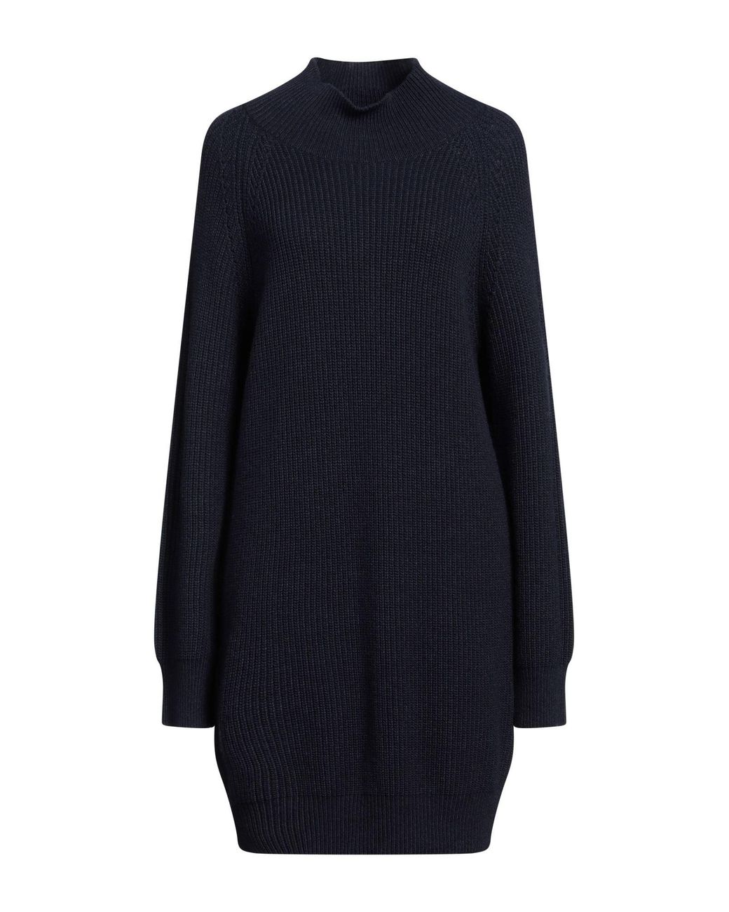 Kaos Blue Mini Dress Viscose, Polyamide, Wool, Cashmere