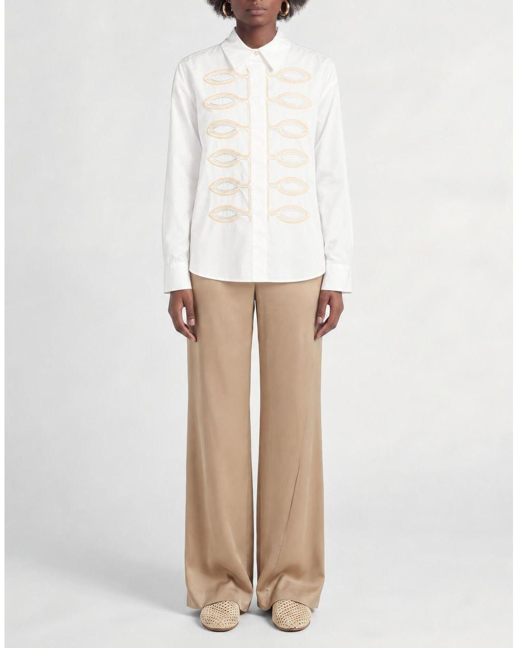 Erika Cavallini Semi Couture White Shirt