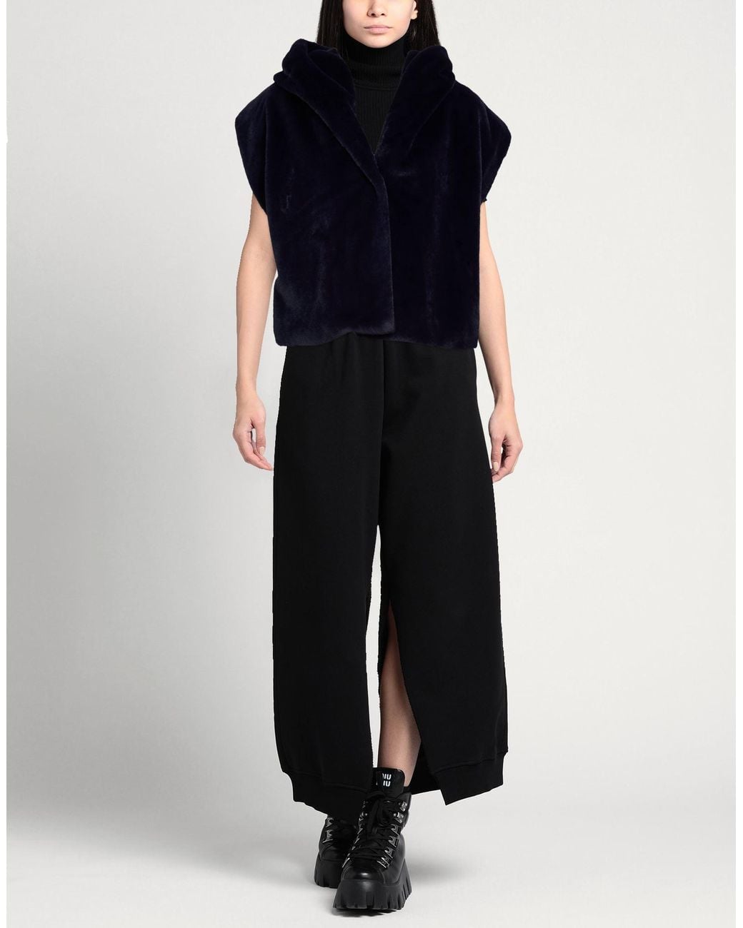 European Culture Blue Shearling & Teddy