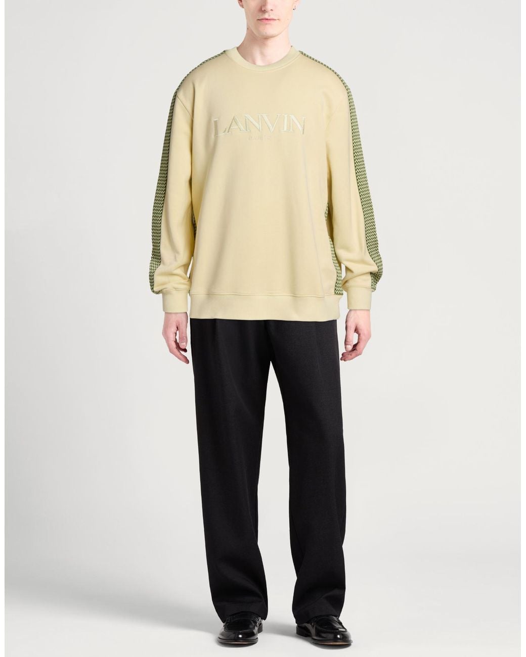 Lanvin Natural Sweatshirt Cotton, Polyester, Elastane for men