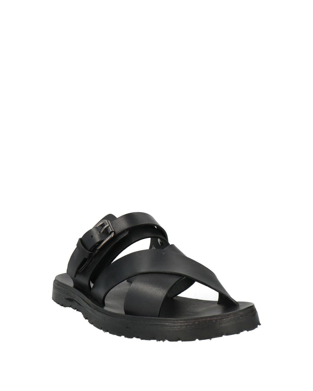 Officine Creative Black Sandals Leather for men