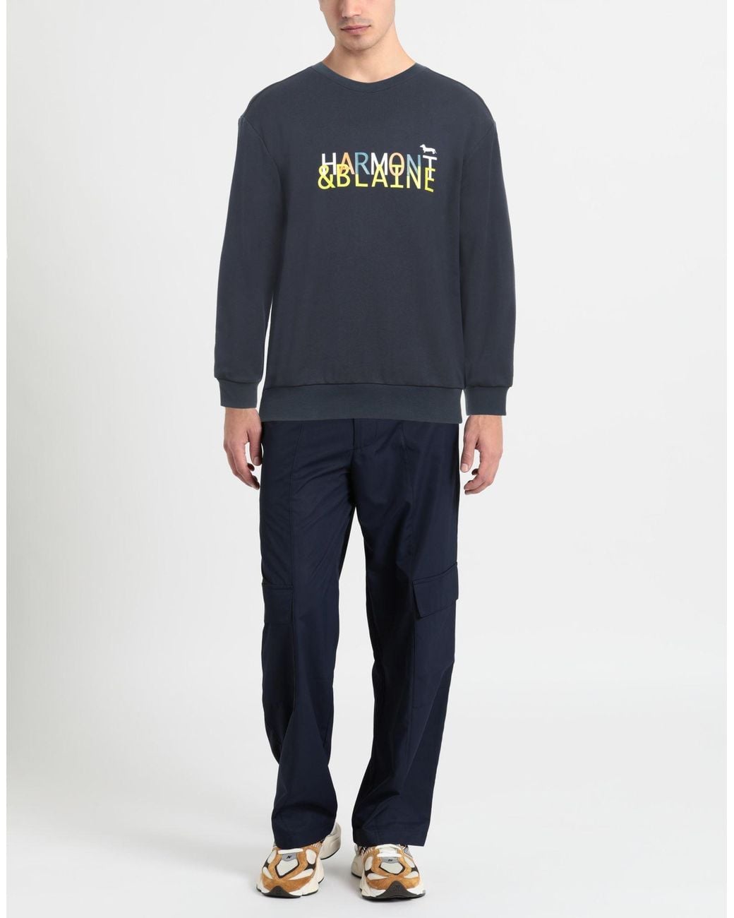 Harmont & Blaine Blue Sweatshirt for men