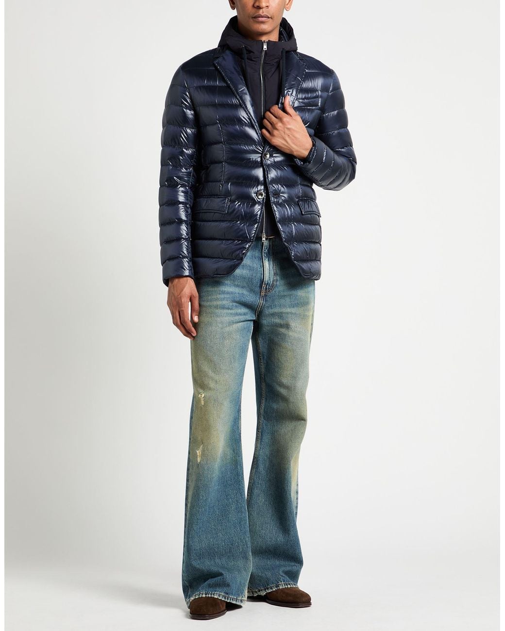 Herno Blue Puffers for men