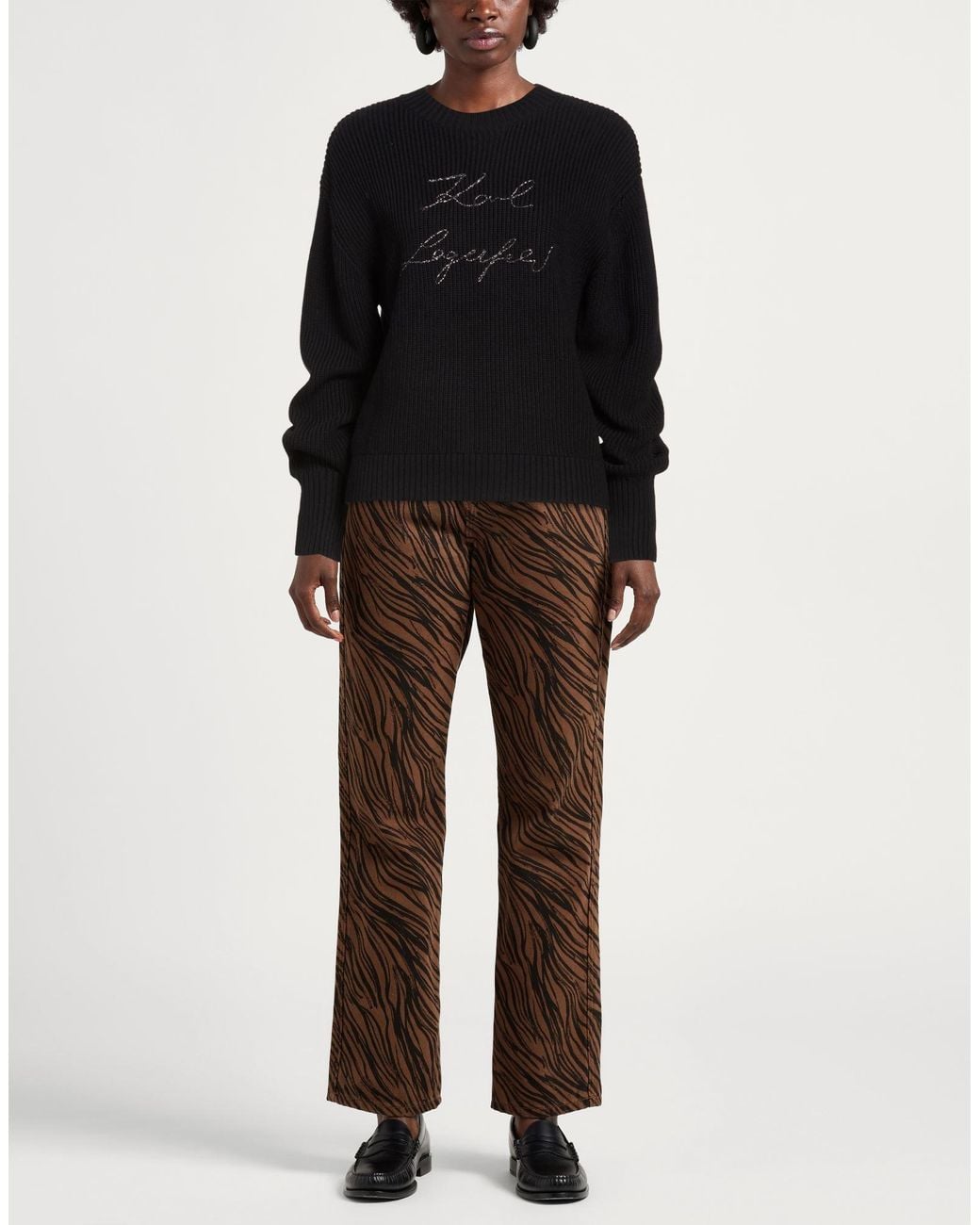 Karl Lagerfeld Black Sweaters