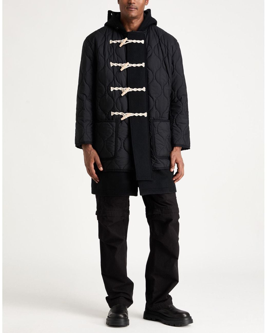 Comme des Garçons Black Coat Wool for men