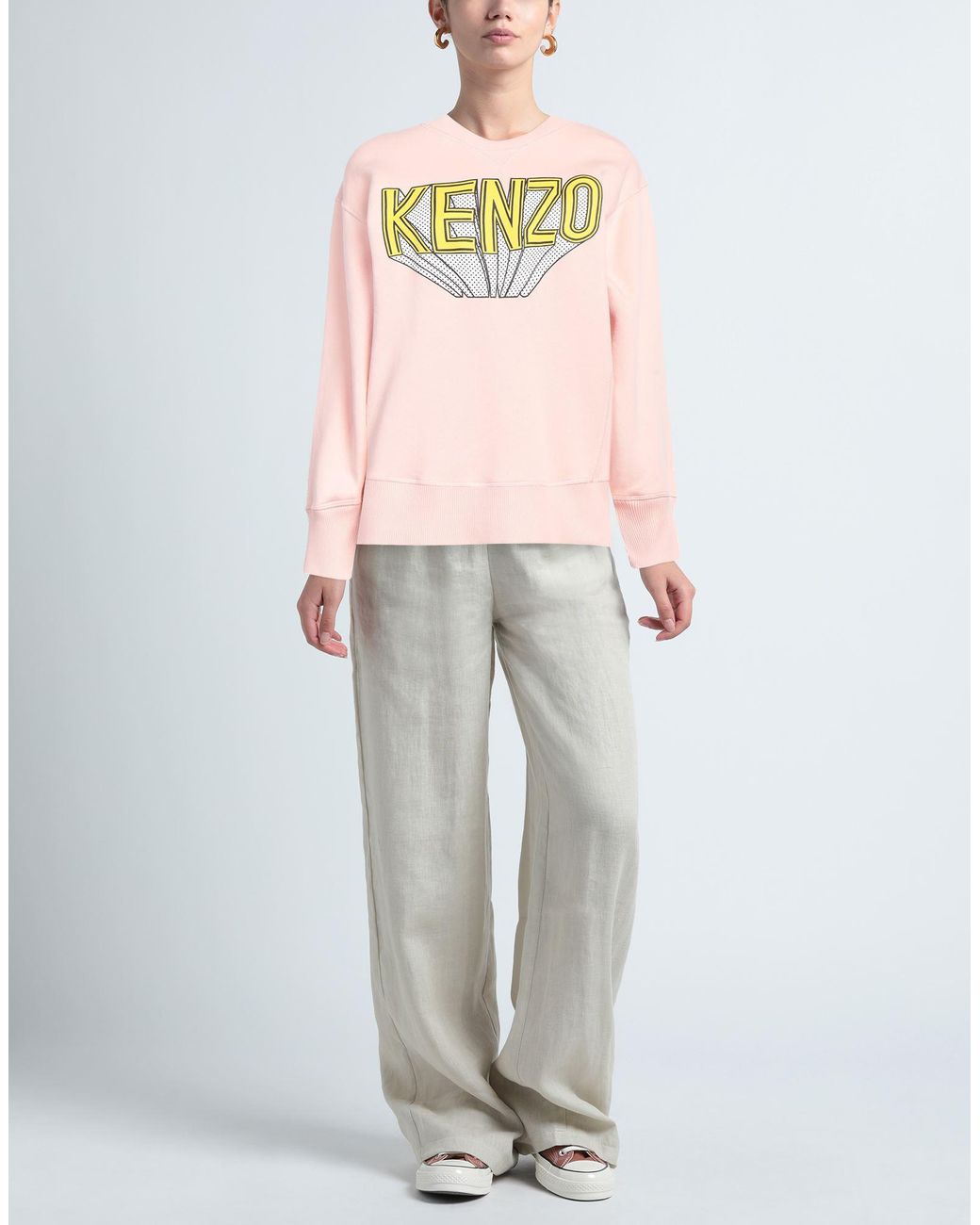 KENZO Pink Sweatshirt Cotton