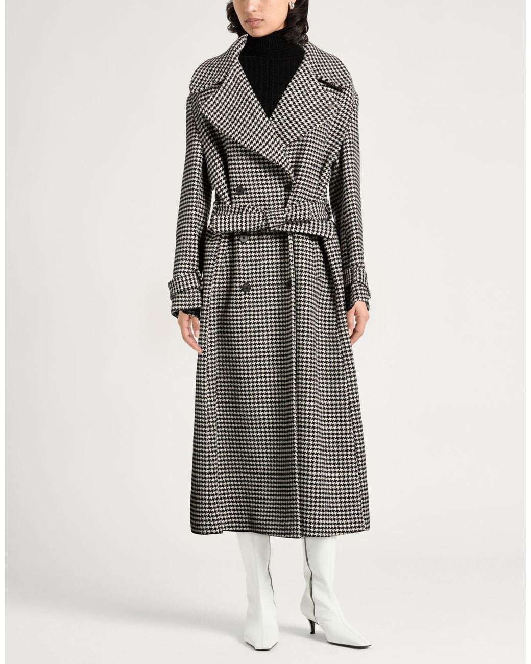 Aniye By Gray Coat Wool, Polyester, Elastane