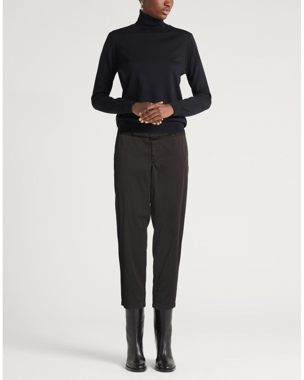 Comme des Garçons Black Pants Polyester, Cotton