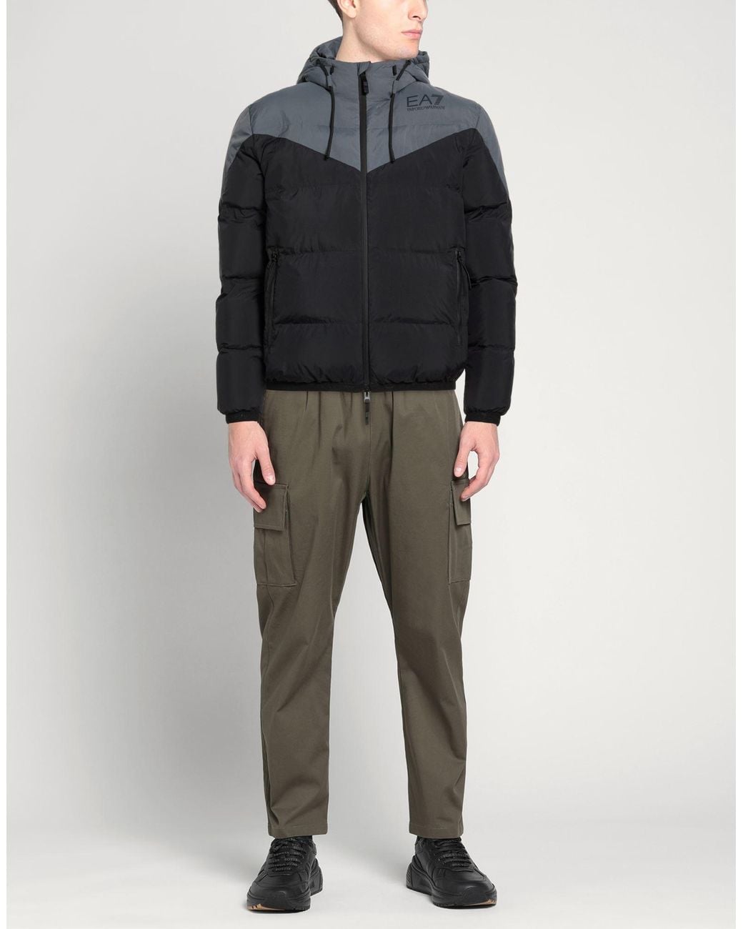 EA7 Gray Puffer for men