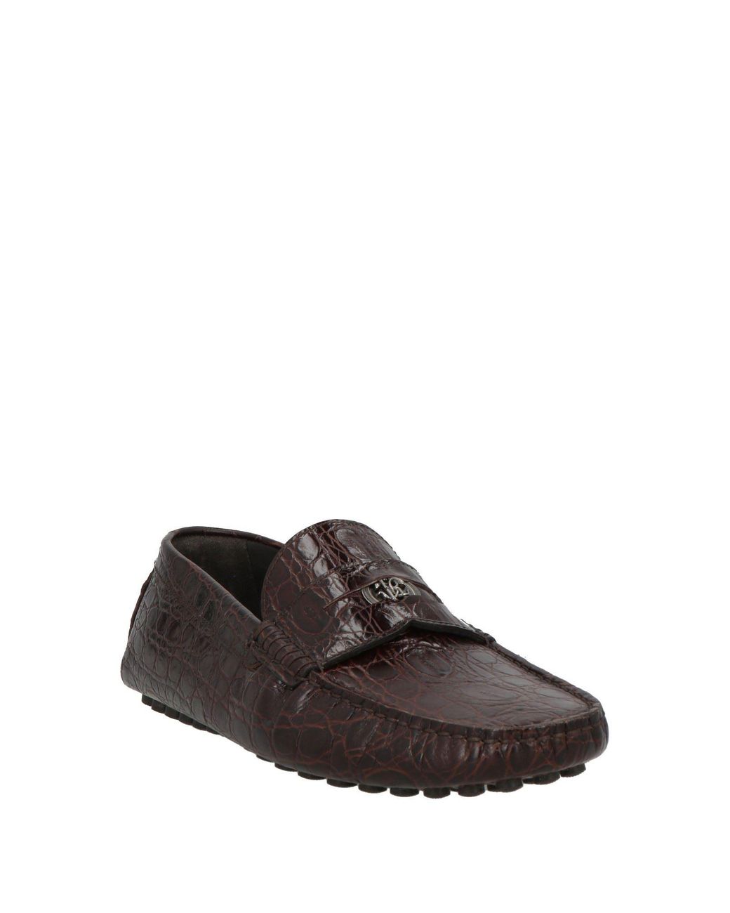 Roberto Cavalli Brown Loafers Leather for men