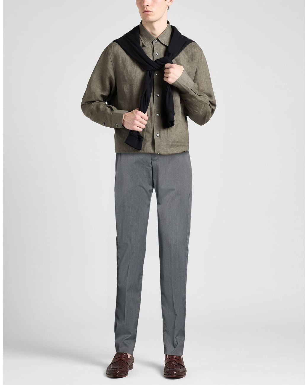 PT Torino Gray Trouser for men
