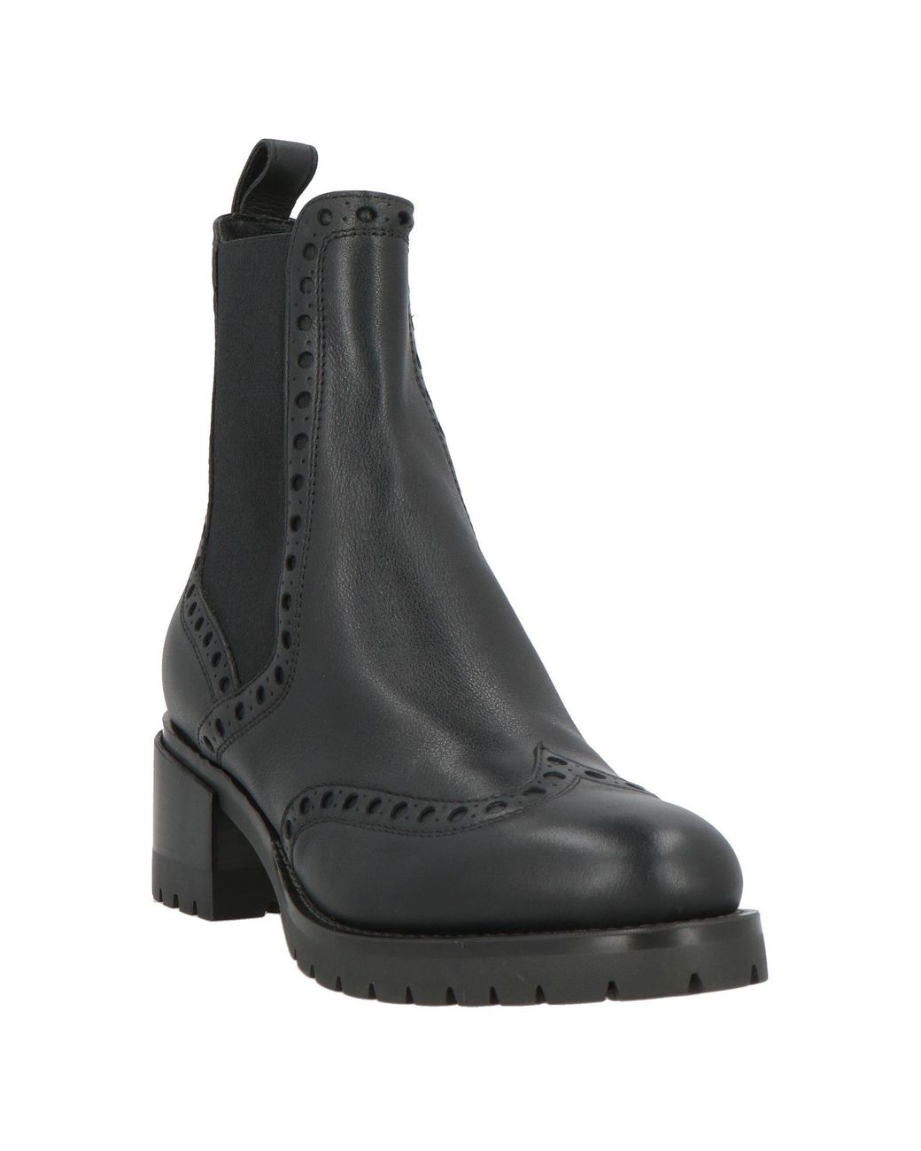 Santoni Black Ankle Boots
