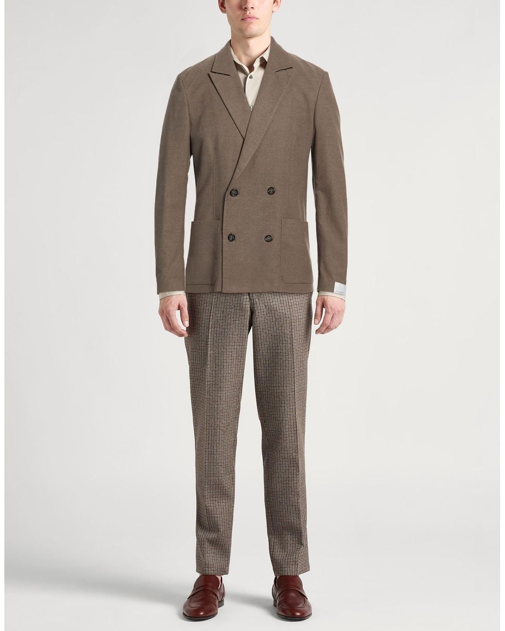 Paolo Pecora Brown Blazer for men