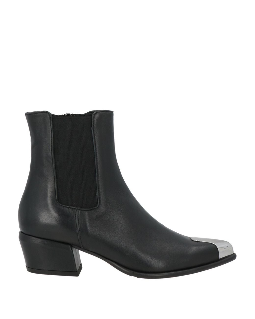 Nila & Nila Black Ankle Boots Leather
