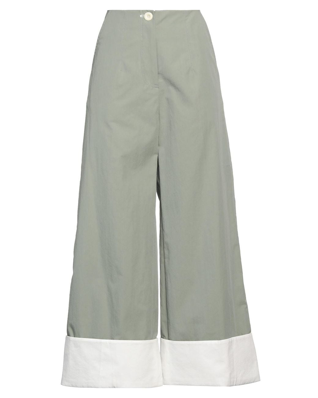 Low Classic Gray Pants Cotton, Nylon