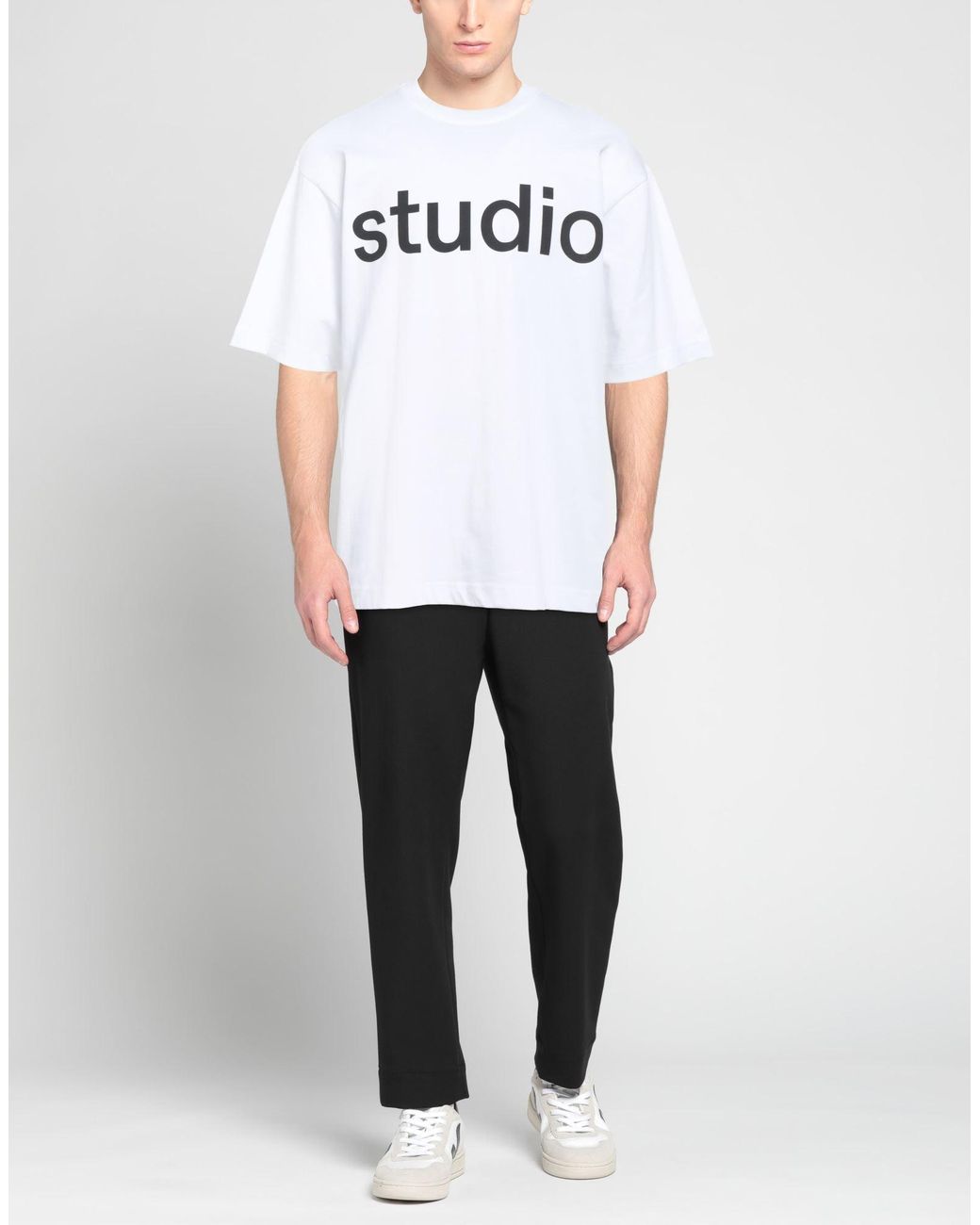 Seidensticker White T-Shirt Cotton for men