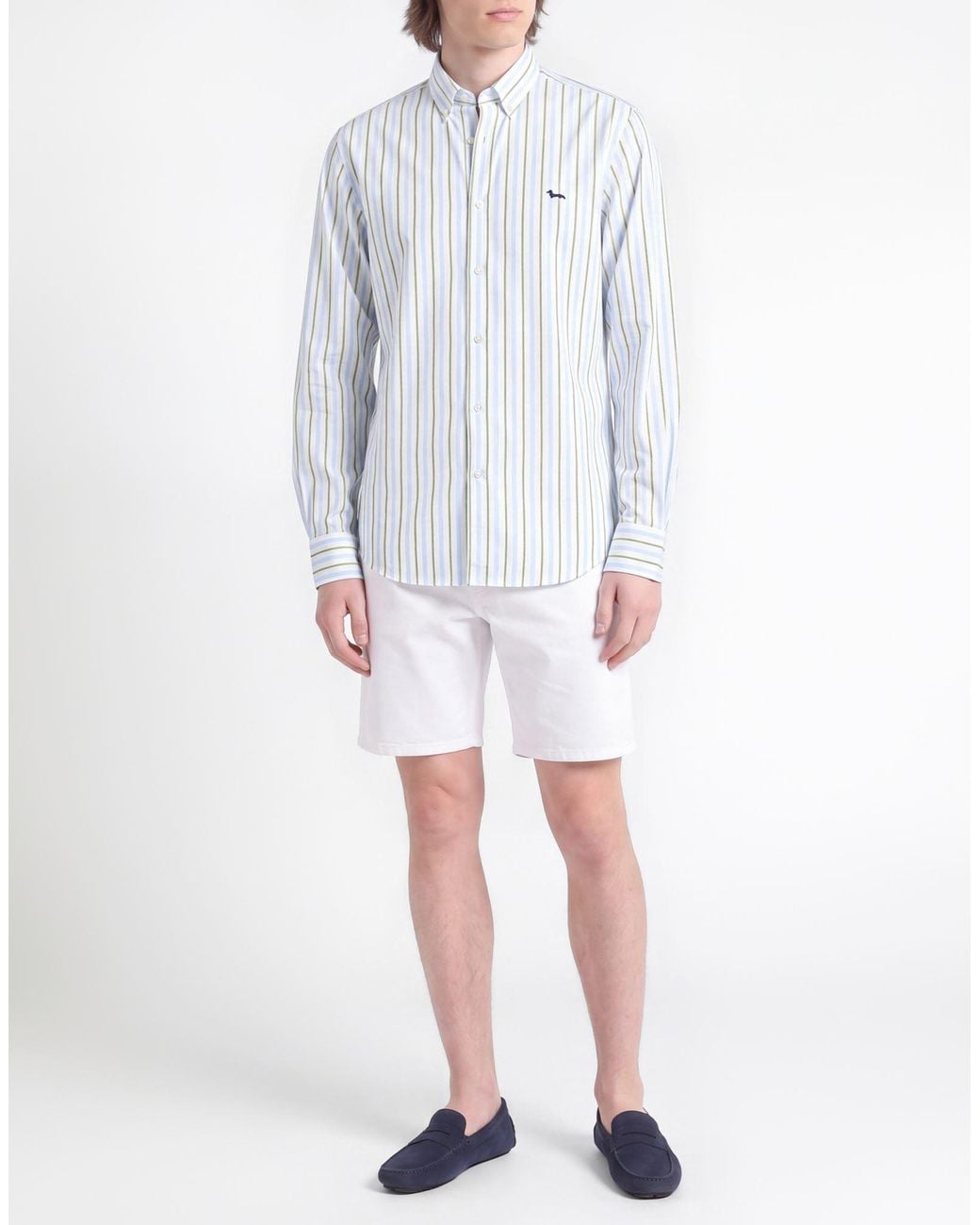 Harmont & Blaine Blue Shirt Cotton for men