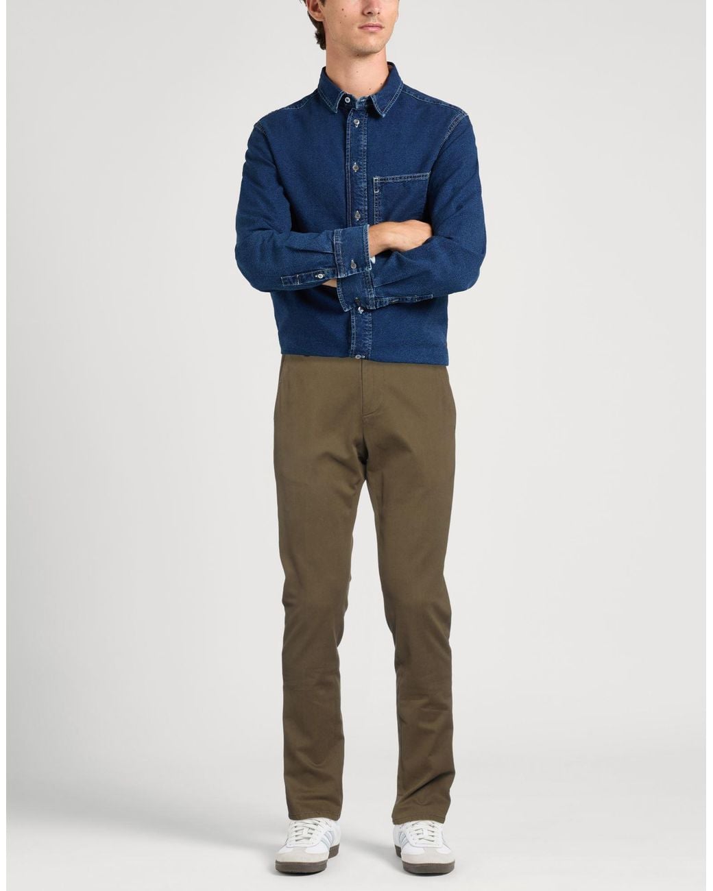 Dondup Gray Trouser for men