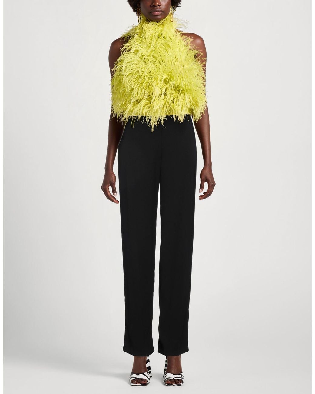 Elisabetta Franchi Black Pants Polyester