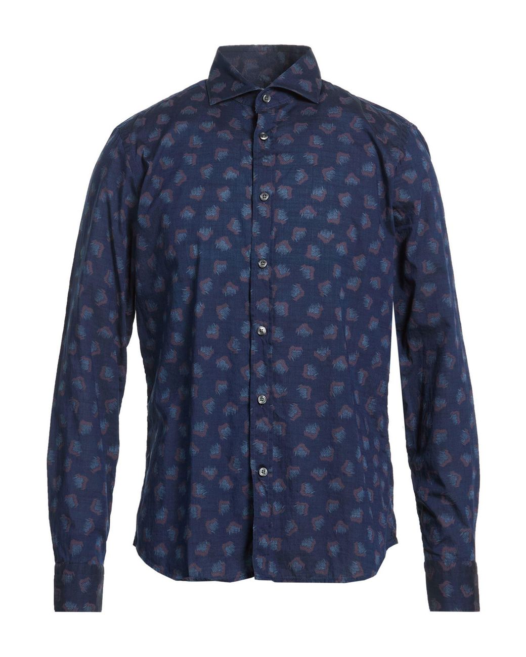 Ghirardelli Blue Washed Shirt Cotton for men