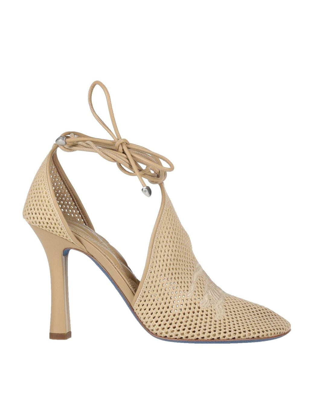Burberry Metallic Pumps Polyester, Polyamide, Lambskin, Elastane