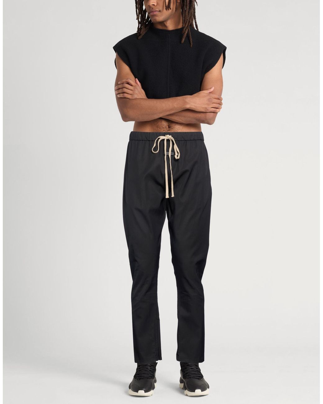 Fear Of God Black Pants Cotton for men