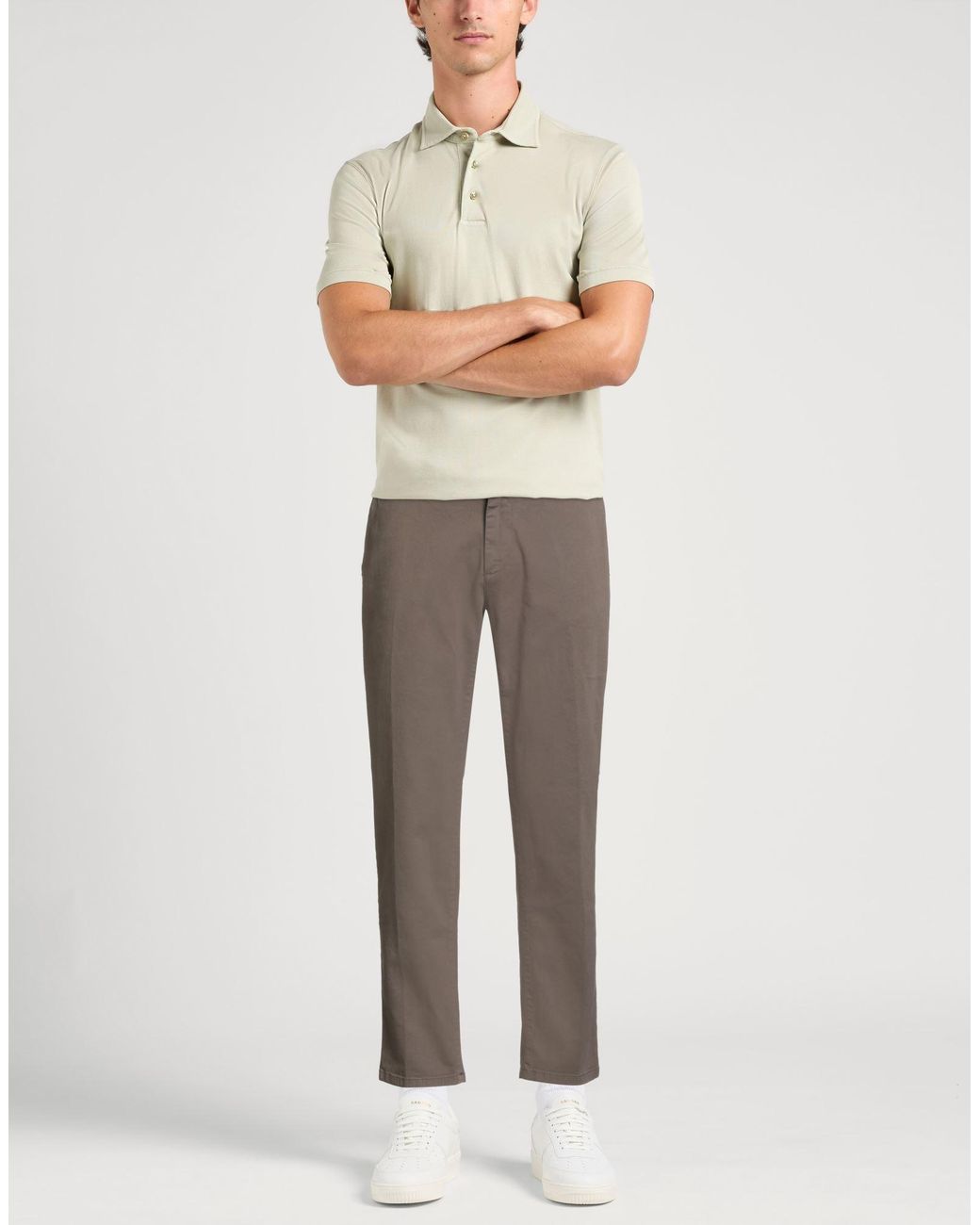 Officina 36 Gray Trouser for men