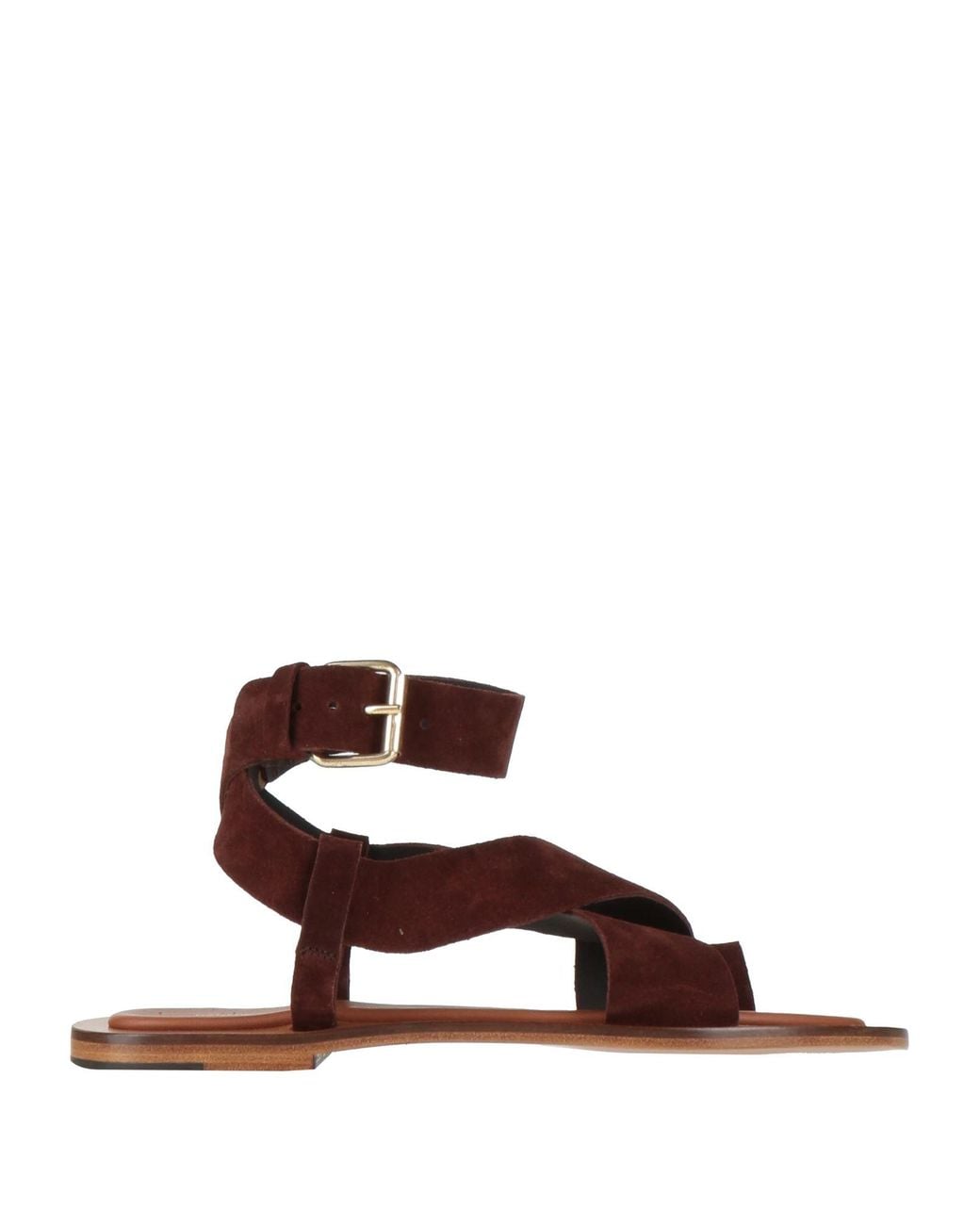 Mansur Gavriel Brown Thong Sandal