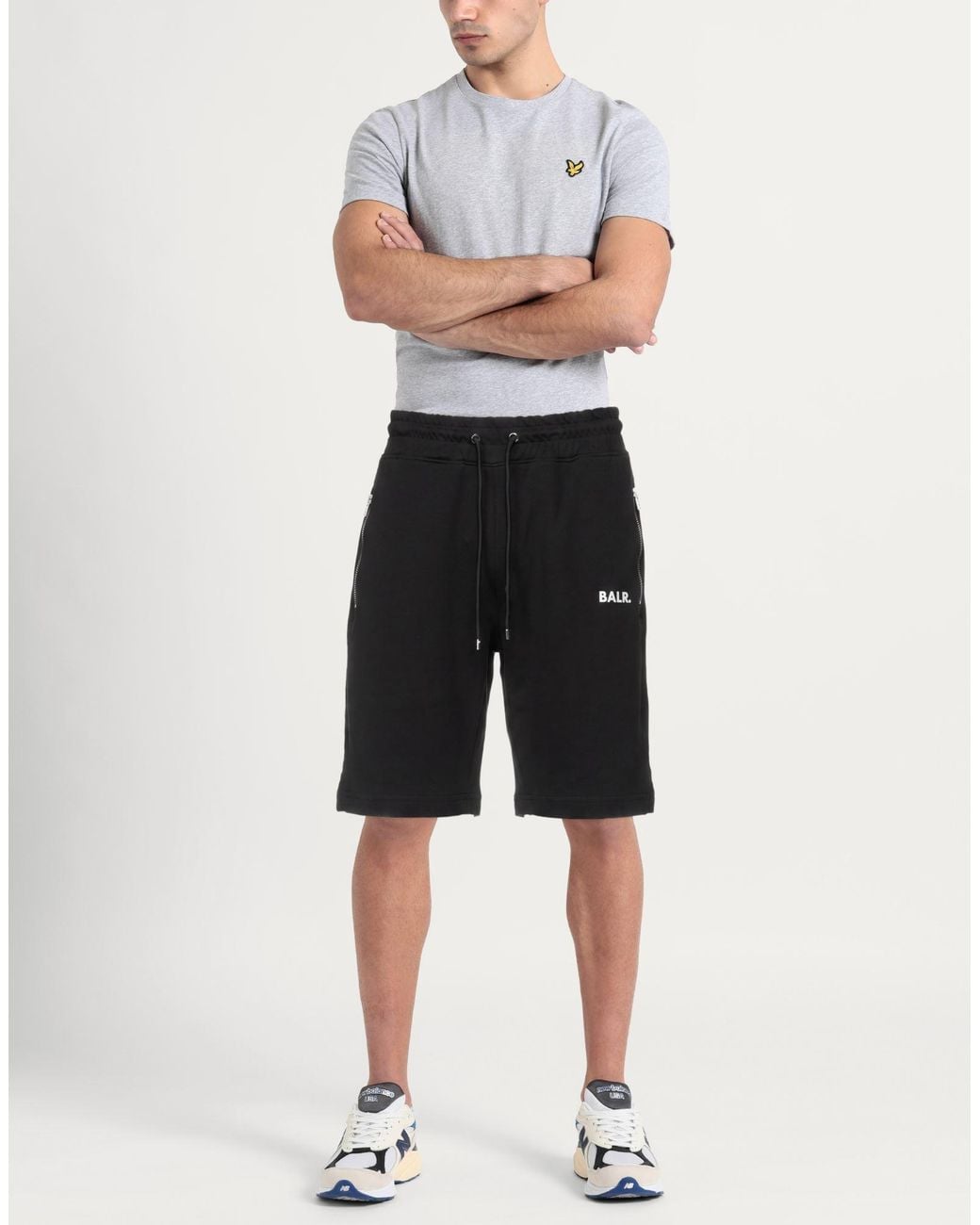 BALR Black Shorts & Bermuda Shorts Cotton, Polyester for men