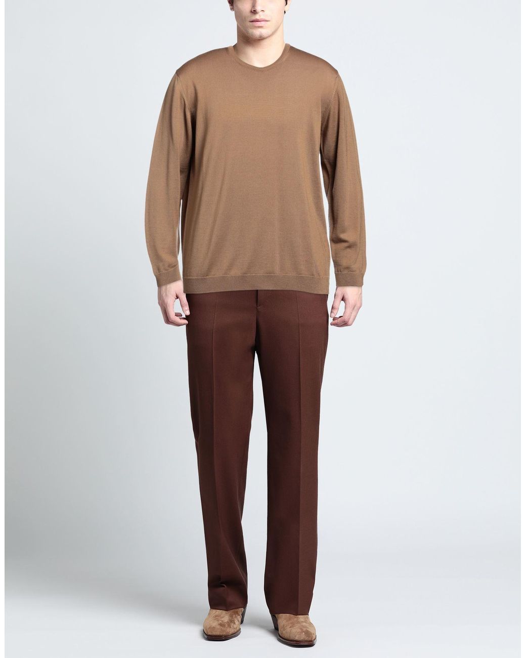 Pullover Roberto Collina de hombre de color Brown