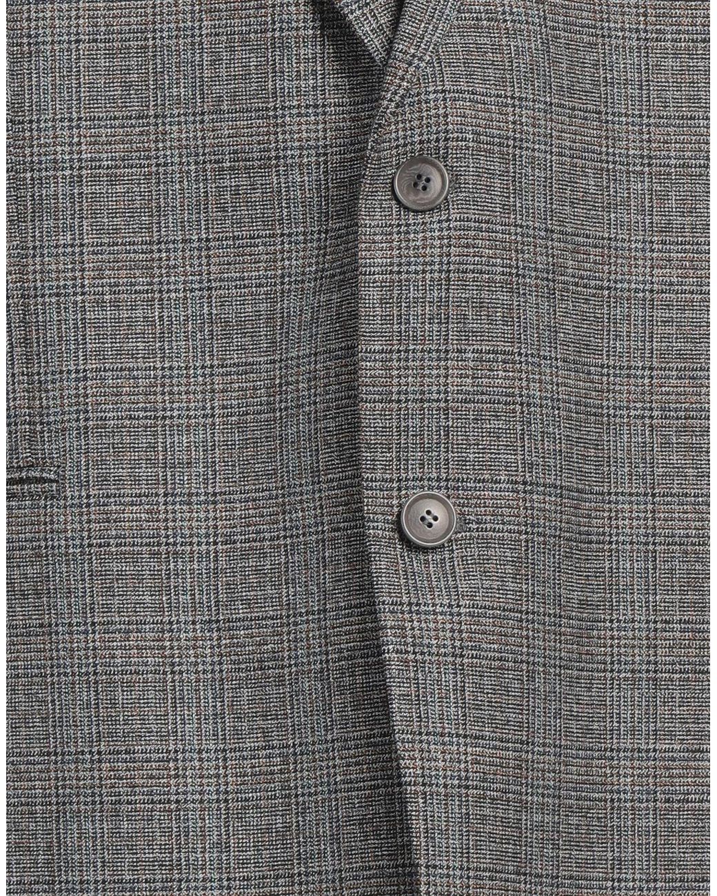 Drykorn Gray Blazer Recycled Polyester, Viscose, Elastane for men