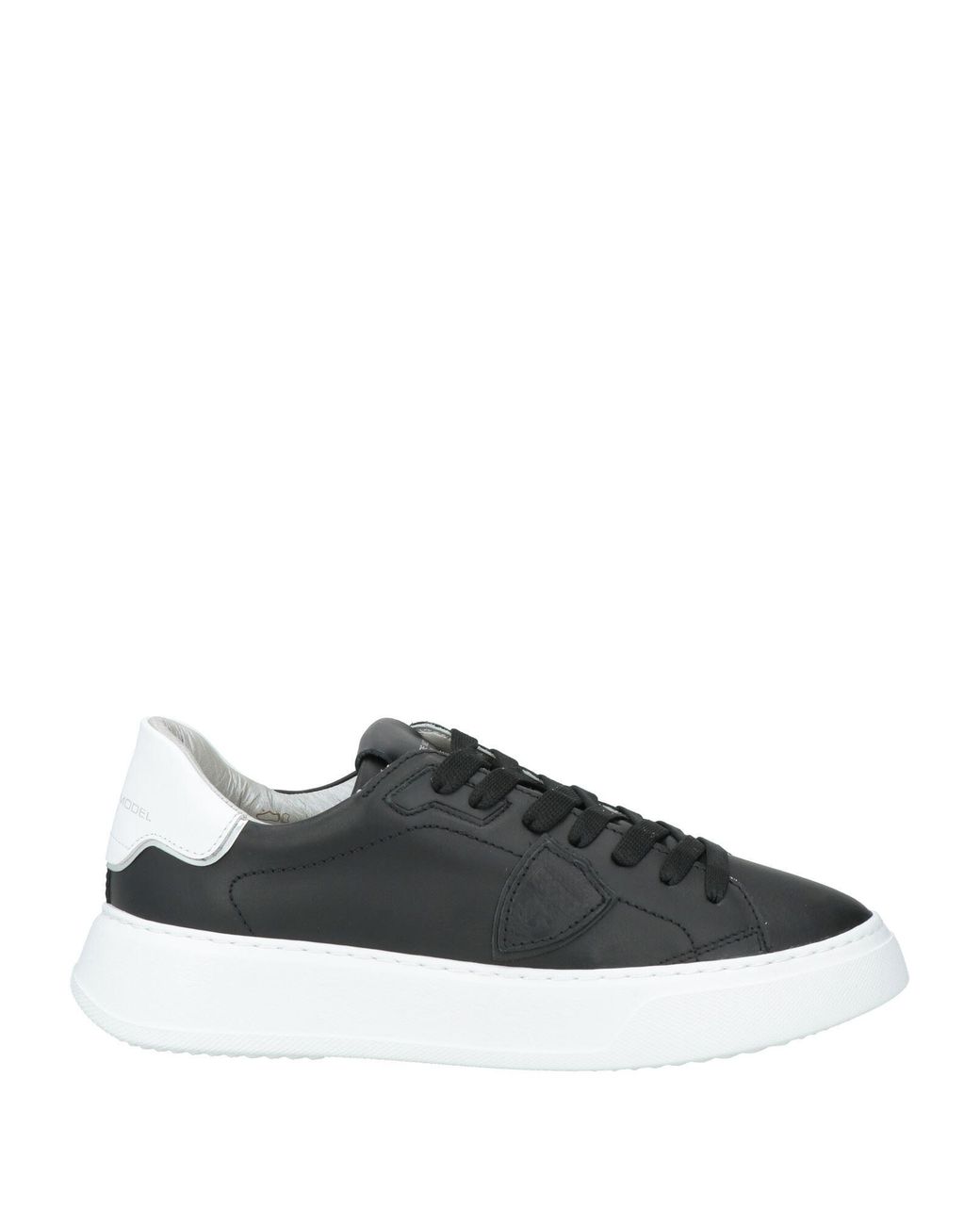 Philippe Model Black Sneakers Leather