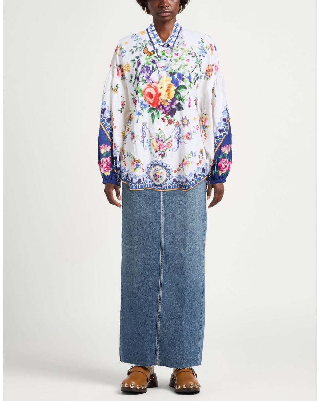 Camilla White Shirt Linen