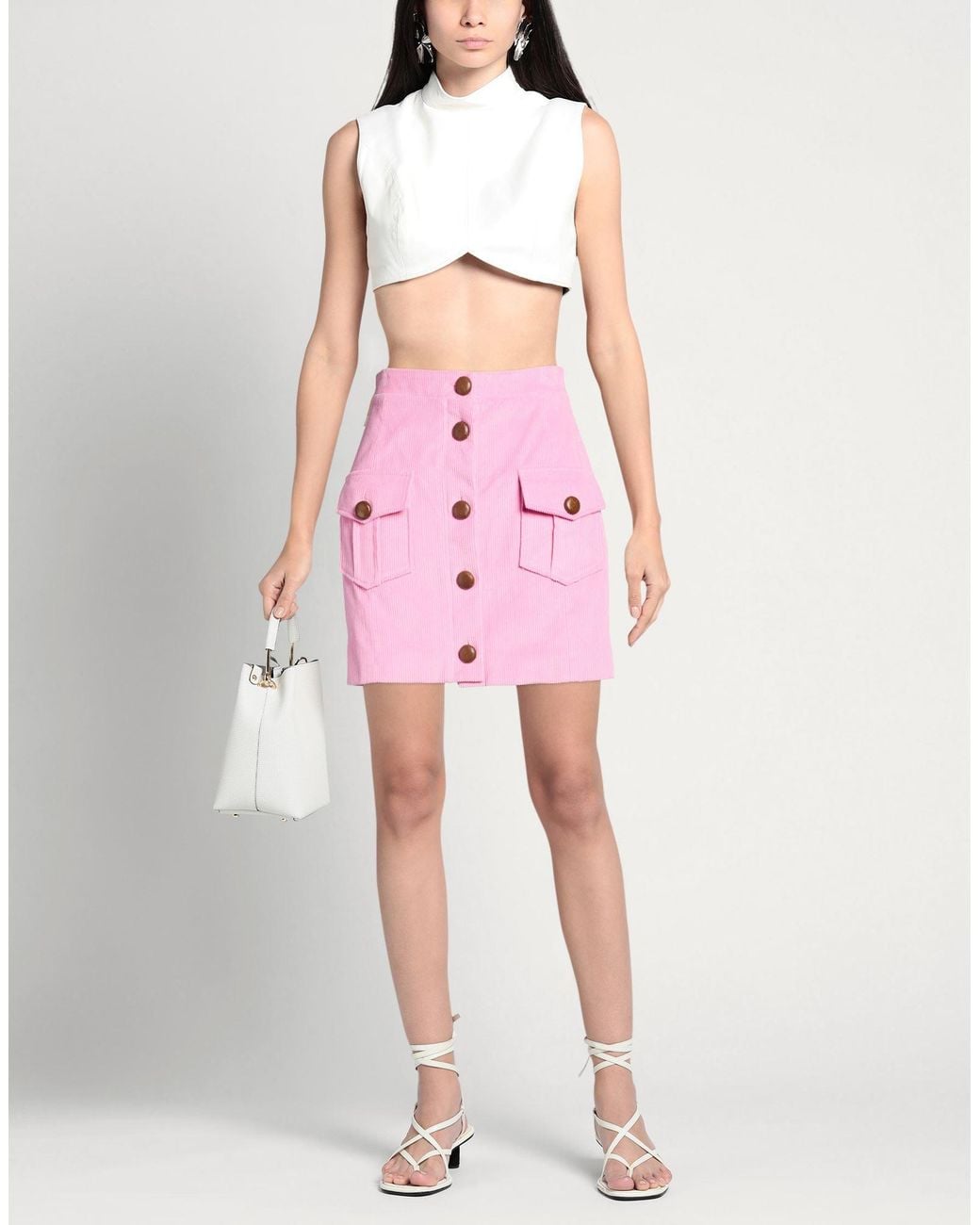 MVP WARDROBE Pink Mini Skirt