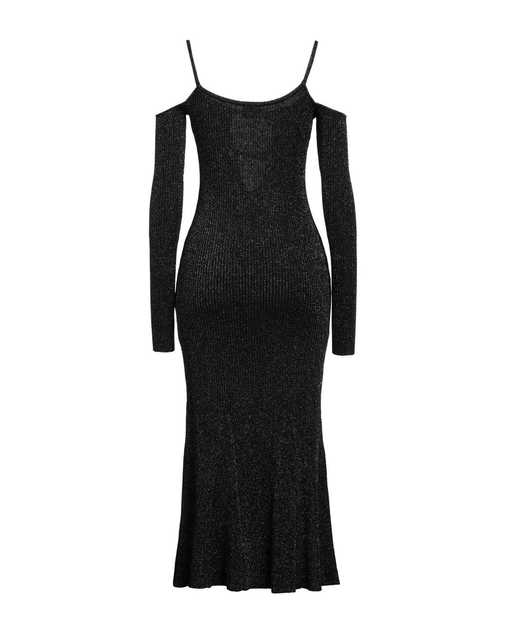 Versace Jeans Couture Black Midi Dress