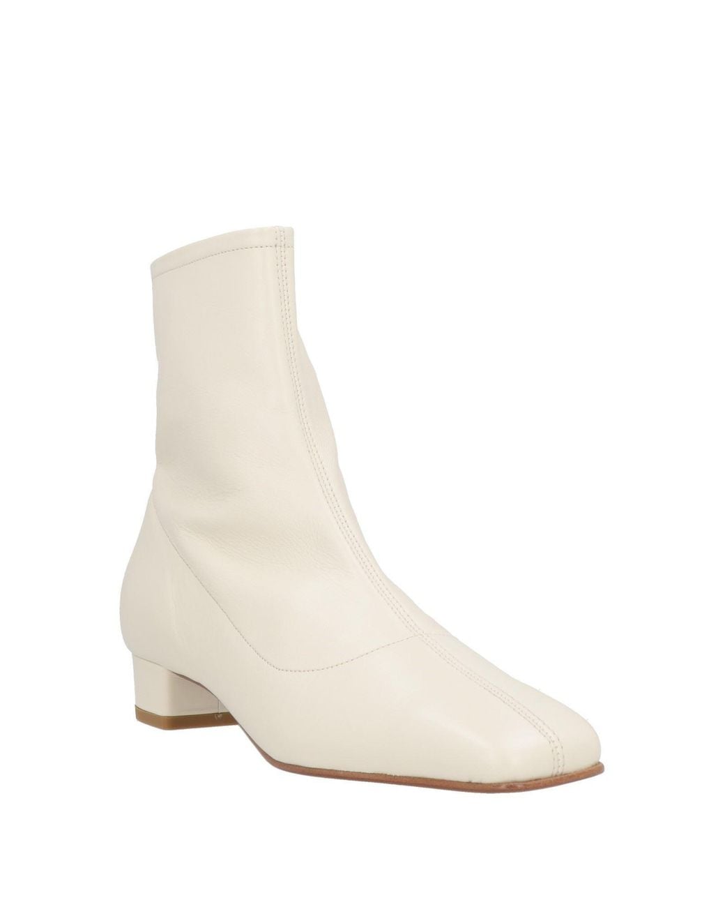By Far Natural Ankle Boots