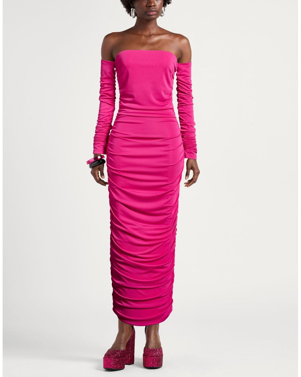 ANDAMANE Pink Maxi Dresses