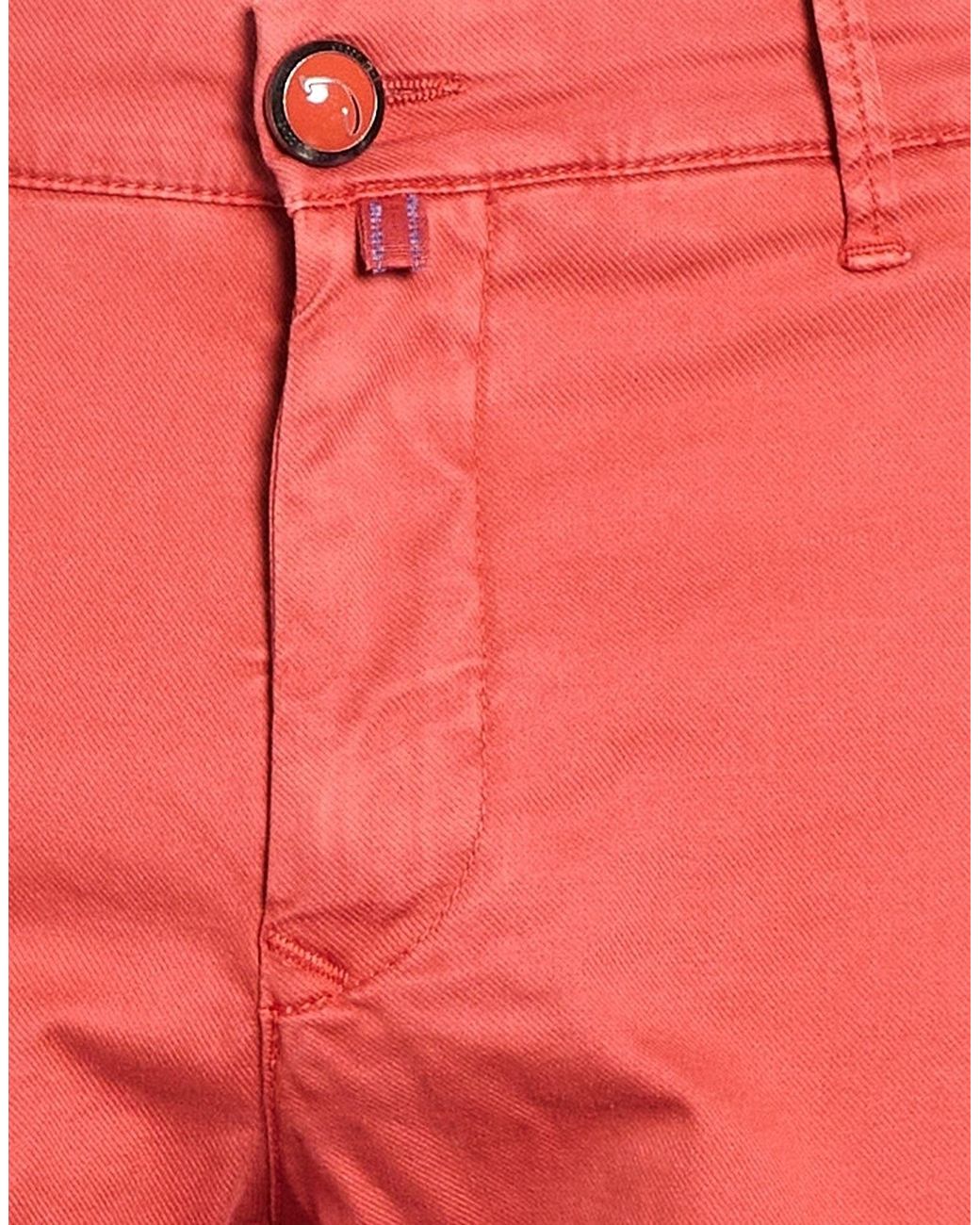 Jacob Cohen Red Pants for men