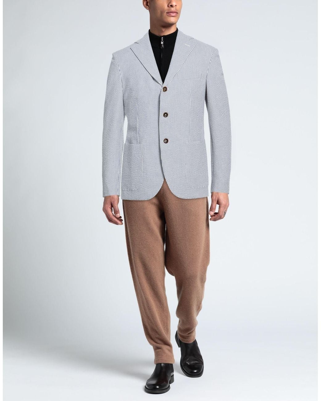 Montedoro Blue Blazer Cotton, Elastane for men