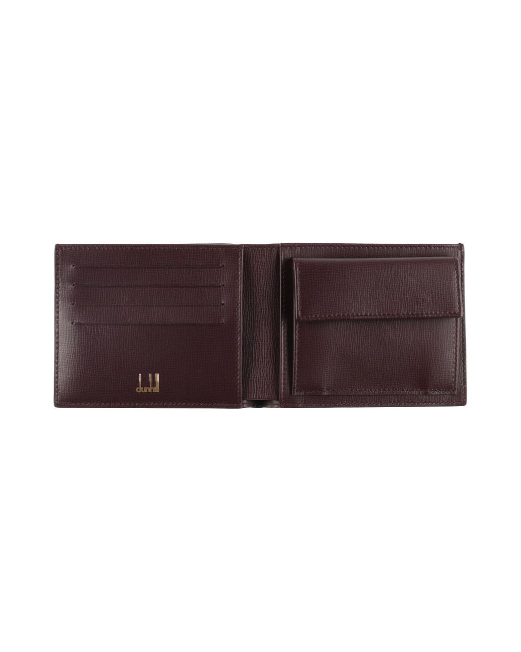 Dunhill Black Wallet Leather for men