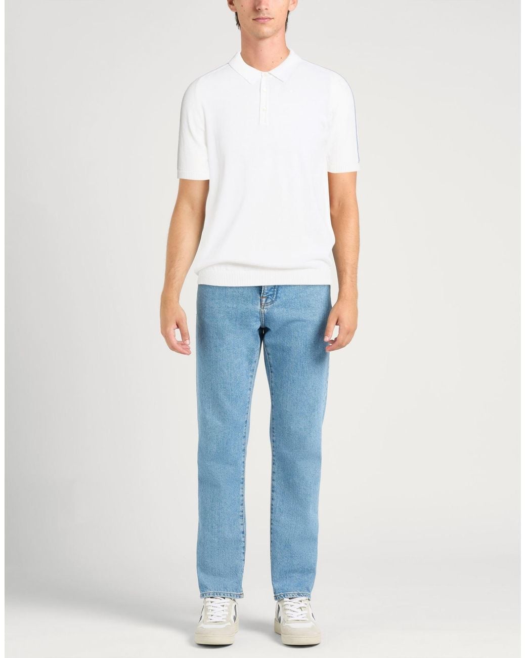 Bellwood White Sweater Cotton for men